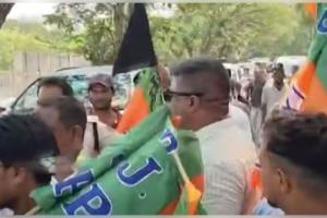 ବିଧାୟକ ଦେବୀ ରଞ୍ଜନ ତ୍ରିପାଠୀଙ୍କୁ କଳା ପତାକା ସହ ବାଙ୍କୀରେ ଜୋରଦାର ବିରୋଧ ପ୍ରଦର୍ଶନ