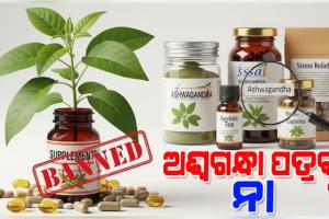 ଖାଦ୍ୟ ପଦାର୍ଥରେ ଆଉ ବ୍ୟବହାର ହେବନି ଅଶ୍ୱଗନ୍ଧା ପତ୍ର, କେବଳ ଚେର ବ୍ୟବହାର ପାଇଁ ଅନୁମତି