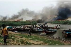 ଚିଲିକା ନଳବଣରେ ଭୟାବହ ଅଗ୍ନିକାଣ୍ଡ: ୬ ଦିନ ହେଲା ଜଳୁଛି ନିଆଁ, ବିଦେଶାଗତ ପକ୍ଷୀଙ୍କ ଜୀବନ ସଙ୍କଟରେ