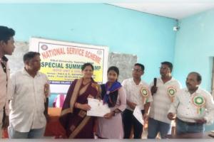 କୃଷ୍ଣପ୍ରସାଦ ସାତପଡ଼ା ମହାବିଦ୍ୟାଳୟରେ ଗ୍ରୀଷ୍ମକାଳୀନ ଜାତୀୟ ସେବା ଶିବିର ଉଦଯାପିତ