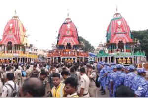 ବାହୁଡ଼ା ଯାତ୍ରା ପୂର୍ବରୁ ପୁରୀରେ ସମ୍ପନ୍ନ ହେଲା ତିନି ରଥର ଦକ୍ଷିଣ ମୋଡ଼ ନୀତି