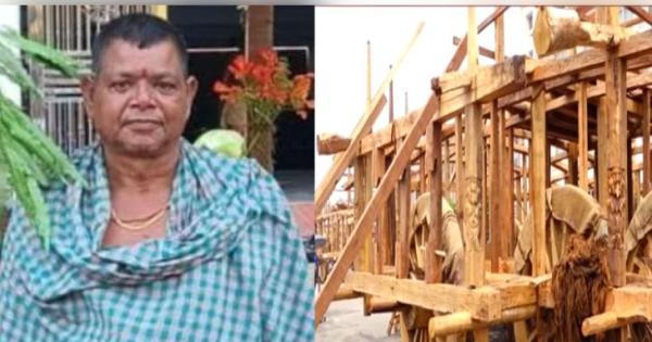 ରଥଖଳାରେ ଶୋକର ଛାୟା: ତାଳଧ୍ୱଜ ରଥ ନିର୍ମାଣକାରୀ ଭୋଇ ସେବାୟତଙ୍କ ହୃଦଘାତରେ ମୃତ୍ୟୁ