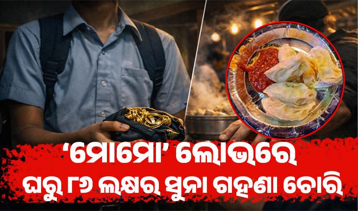 ମୋମୋ ଖାଇବା ନିଶା: ଘରୁ ୮୬ ଲକ୍ଷ ଟଙ୍କାର ଗହଣା ଚୋରି କରି ଦୋକାନୀକୁ ଦେଲା ନାବାଳକ