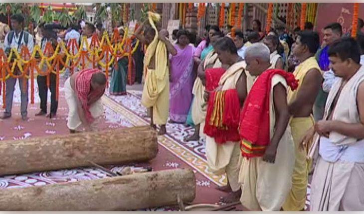 ଆଜ୍ଞାମାଳ ବିଜେ ପରେ ବିଶ୍ୱ ନିୟନ୍ତାଙ୍କ ରଥଯାତ୍ରା ପାଇଁ ହେଲା ରଥକାଠ ଅନୁକୂଳ